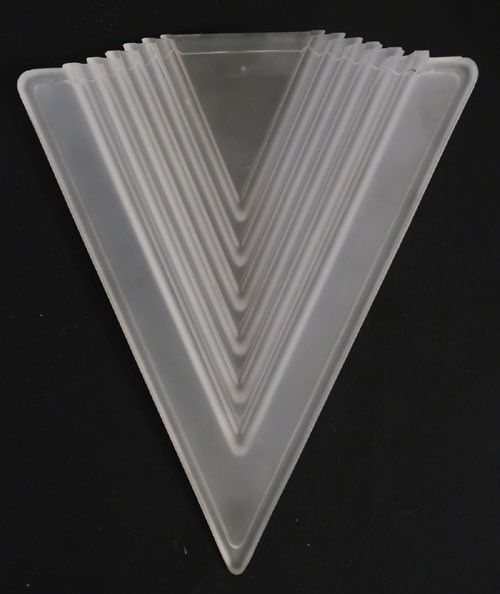 Wandlampenglas Art Deko Ersatzglas AD 02