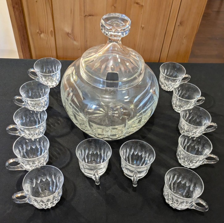 Bowle Kristallglas 12er Set