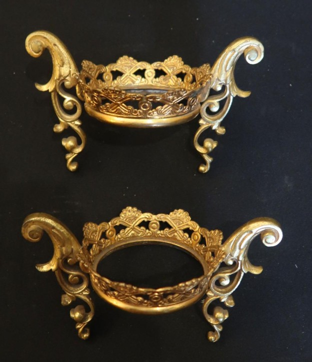 Bronze Abschluss Vase Paar