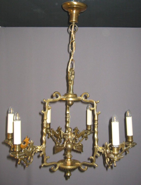 Antiker Messingleuchter