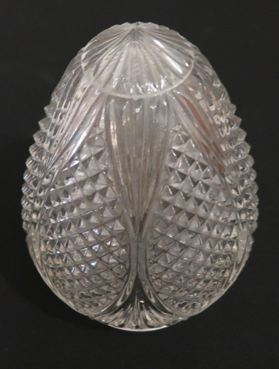 Lampenglas Zapfen Kristall