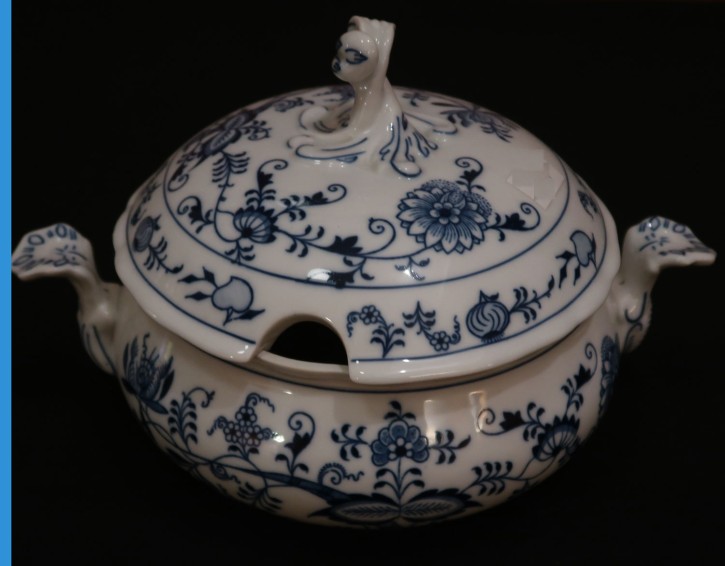 Zwiebelmuster Terrine Bohemia