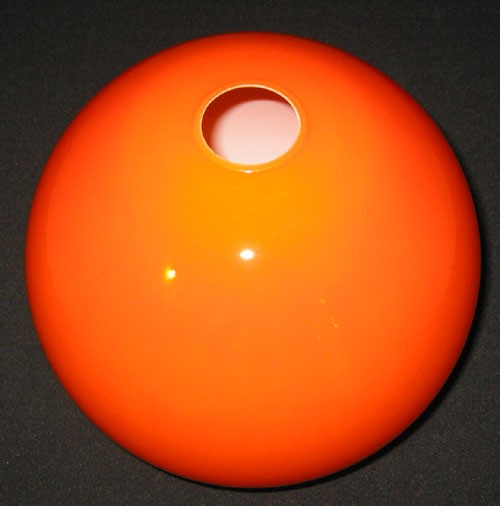 Glaskugel offen orange Ø 30 cm