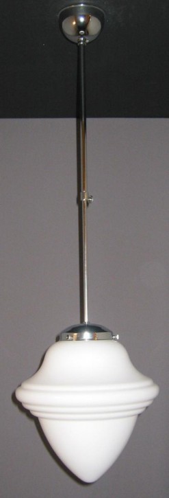 Deckenlampe Stange Saturnglas (30 cm)