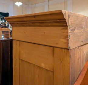 Biedermeier Kleiderschrank 1türer mit glatter Füllung