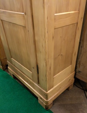 Biedermeier Kleiderschrank 1türer mit glatter Füllung