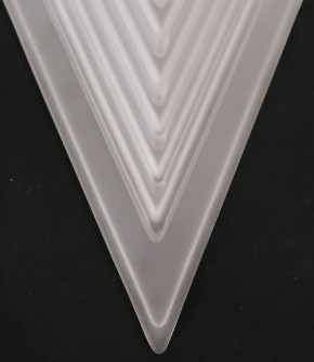 Wandlampenglas Art Deko Ersatzglas AD 02