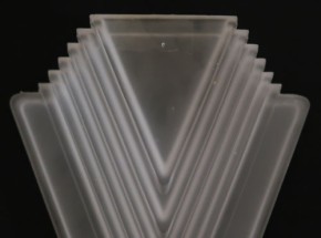 Wandlampenglas Art Deko Ersatzglas AD 02