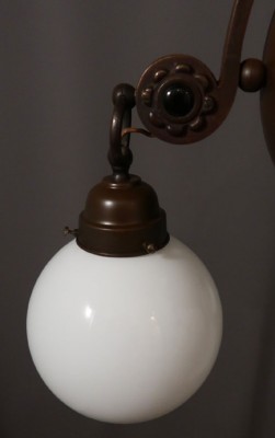 Art Deko Deckenlampe Kugelform