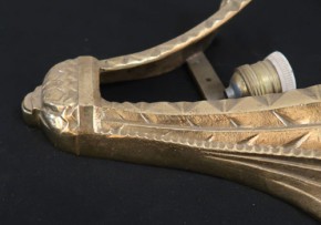 Art Deko Wandlampengestell