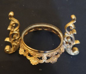 Bronze Abschluss Vase Paar