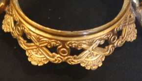 Bronze Abschluss Vase Paar