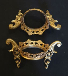 Bronze Abschluss Vase Paar