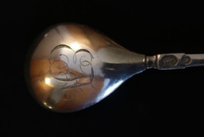 Antiker Sahnelöffel Silber V. Christesen