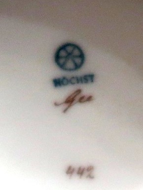 Deckelvase Hoechster Porzellan