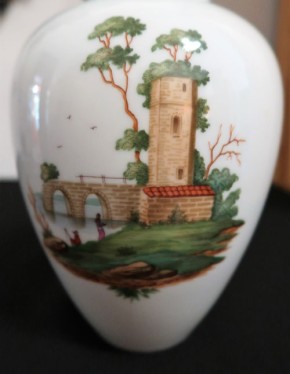Deckelvase Hoechster Porzellan