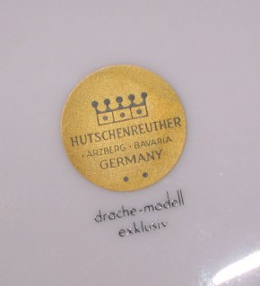 Hutschenreuther Drache exclusiv Milch-Zucker-Tablett