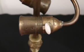 Lampenfuß aus der Gründerzeit