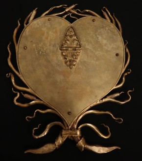 Gründerzeit Bilderrahmen Messing