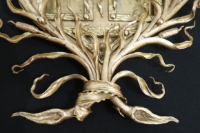 Gründerzeit Bilderrahmen Messing