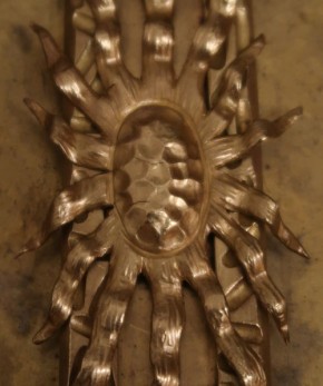 Gründerzeit Bilderrahmen Messing