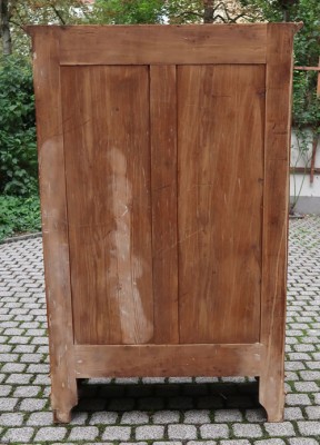 Weichholz Vitrine aus der Gründerzeit