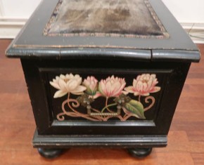 Jugendstil Deckeltruhe bemalt