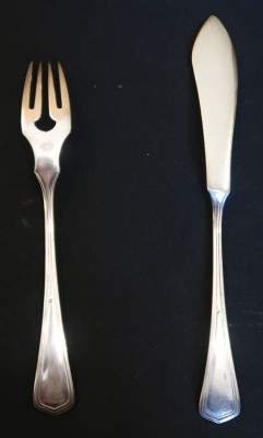 Fischbesteck Jugendstil