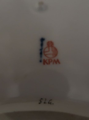 Blattschale KPM Berlin Neu Osier