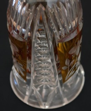 Kristall Karaffe mit Schliff