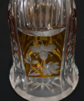 Kristall Karaffe mit Schliff