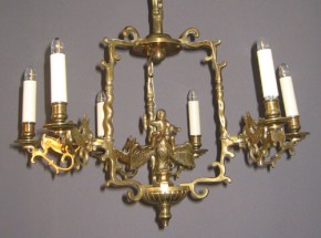 Antiker Messingleuchter