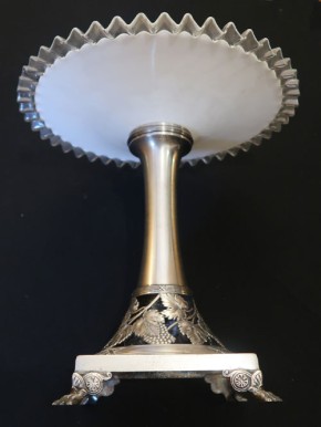 Obstschale Tafelaufsatz versilbert