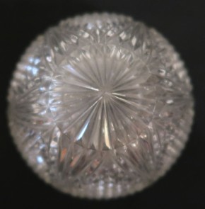 Lampenglas Zapfen Kristall