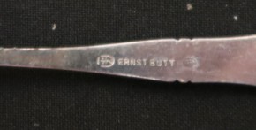 Teelöffel 6erSet Silber Lilie