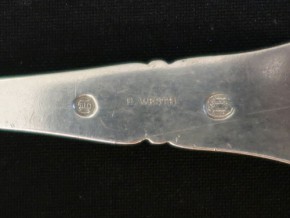 Vorlegebesteck Silber französische Lilie