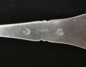 Vorlegebesteck Silber französische Lilie