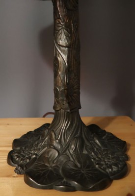 Tischleuchte Tiffany Mohnblume