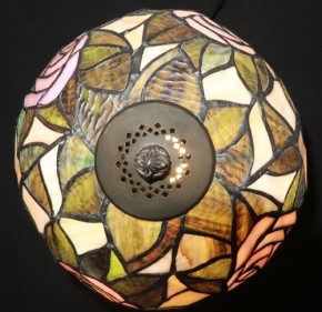Tiffany Tischleuchte Rosenblüten