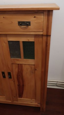 Vertiko mit Fenster Weichholz