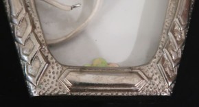 Wandlampe Art Deko verchromt