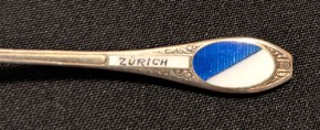 Wappenlöffel Zürich mit Emaille
