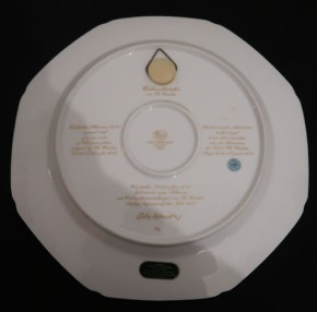 Hutschenreuther Weihnachtsteller Kobaltblau