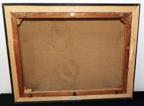 Ölgemälde Winterlandschaft Johan Jacobson