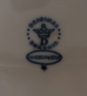 Zwiebelmuster Terrine Bohemia