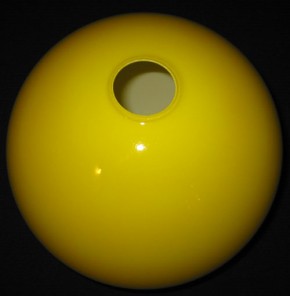 Glaskugel offen gelb Ø 25 cm