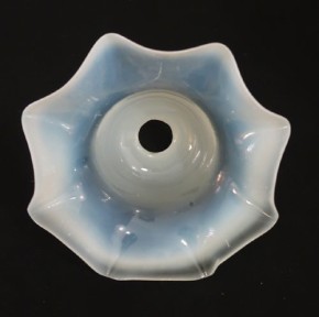 Lampenglas Jugendstil changierende Rockform