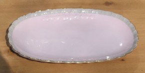 Hutschenreuther porcelaine rose ovale Platte klein